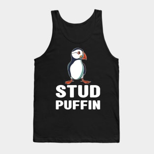 Stud Puffin Funny Seabird Iceland Puffin Bird Tank Top